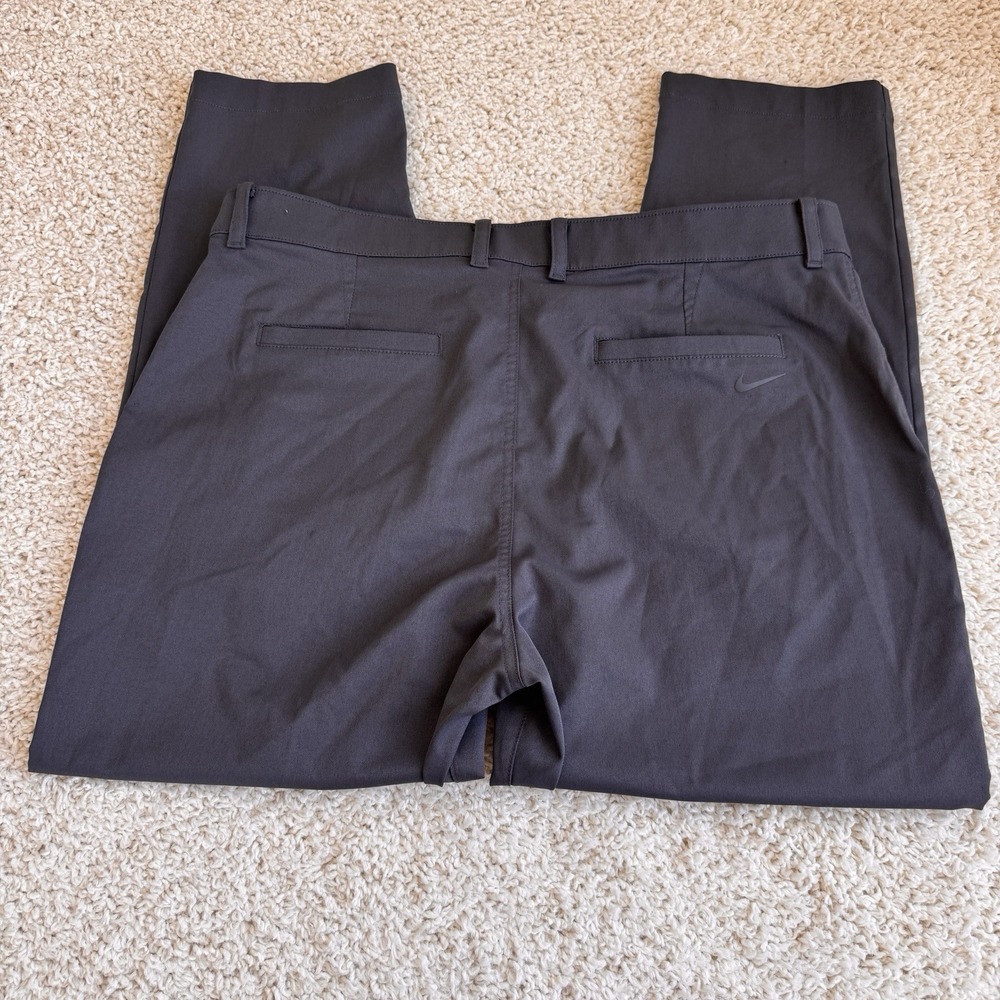 Nike Golf Dri-FIT Gray Performance Pants Men's 38x30 Straight Stretch - Picture 5 of 8